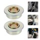 thumbnail image 3 of ColoMX 4 Piezas Rodamientos de Ruedas para Andador Rodamientos para Ruedas para Sillas de Ruedas Ruedas para Andador Reemplazo Universal para Silla de Ruedas Rodamientos de Horquilla Delantera Dorado, 3 of 7