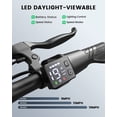 thumbnail image 4 of MIHOVER 2026 New Upgrade 14" Folding Electric Bike for Adults, 700W Peak Motor with 36V/7.8Ah Battery, LED Display & Free Phone Holder & Steel Cable Lock,18.6 MPH Commuter City Ebike, UL2849-Black, 4 of 10