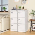 thumbnail image 4 of STANI 3 Drawer File Cabinets with Lock, Metal Filing Cabinet for Home Office, Steel Lockable Storage Cabinets to Hanging Letter/Legal/A4,Assembly Required(White), 4 of 9