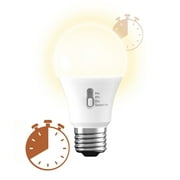 GE LED+ Timer LED Light Bulb, 60 Watt, Soft White, A19 Bulb, Medium Base