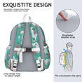 thumbnail image 5 of Great Pyrenees Dog and Flower Backpack for School,Cute School Bag,Schoolbag with Adjustable Shoulder Straps & Padded Back,13.4"x11"x4.7", 5 of 6