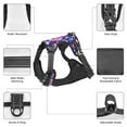 thumbnail image 2 of Kdxio Skull mushroom rainbow Print No Pull Dog Harness Adjustable Reflective Oxford Easy Control Medium Large Dog Harness for Training and Everyday-, 2 of 5