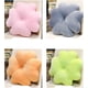 thumbnail image 4 of 2 pcs Throw Pillow Plush Cushion Floor Mat 3D Clover Four-leaf for Home Decor 19.7' Green + 15.7' Green, 4 of 5