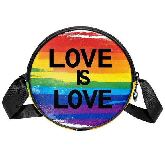 ERJLKXP Rainbow Love is Love Small Crossbody Bags for Women,Casual Travel Sling Bag,Over the Shoulder Cross Body Purses