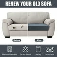 thumbnail image 3 of Stretch Sofa Seat Cushion Cover Couch Covers Furniture Protector (Loveseat, Gray), 3 of 9