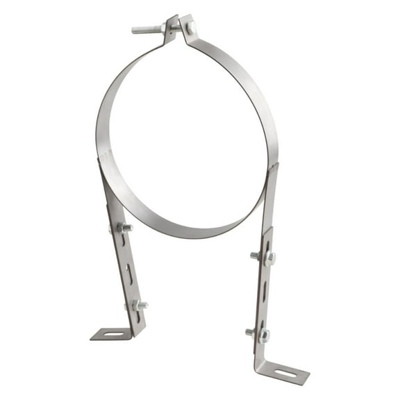 Almencla Chimney Pipe Wall Strap Fireplace Stainless Steel B Vent Pipe Bracket Holder