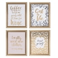 thumbnail image 4 of hometrends Gold Framed Canvas Art Assortment, 4 of 4