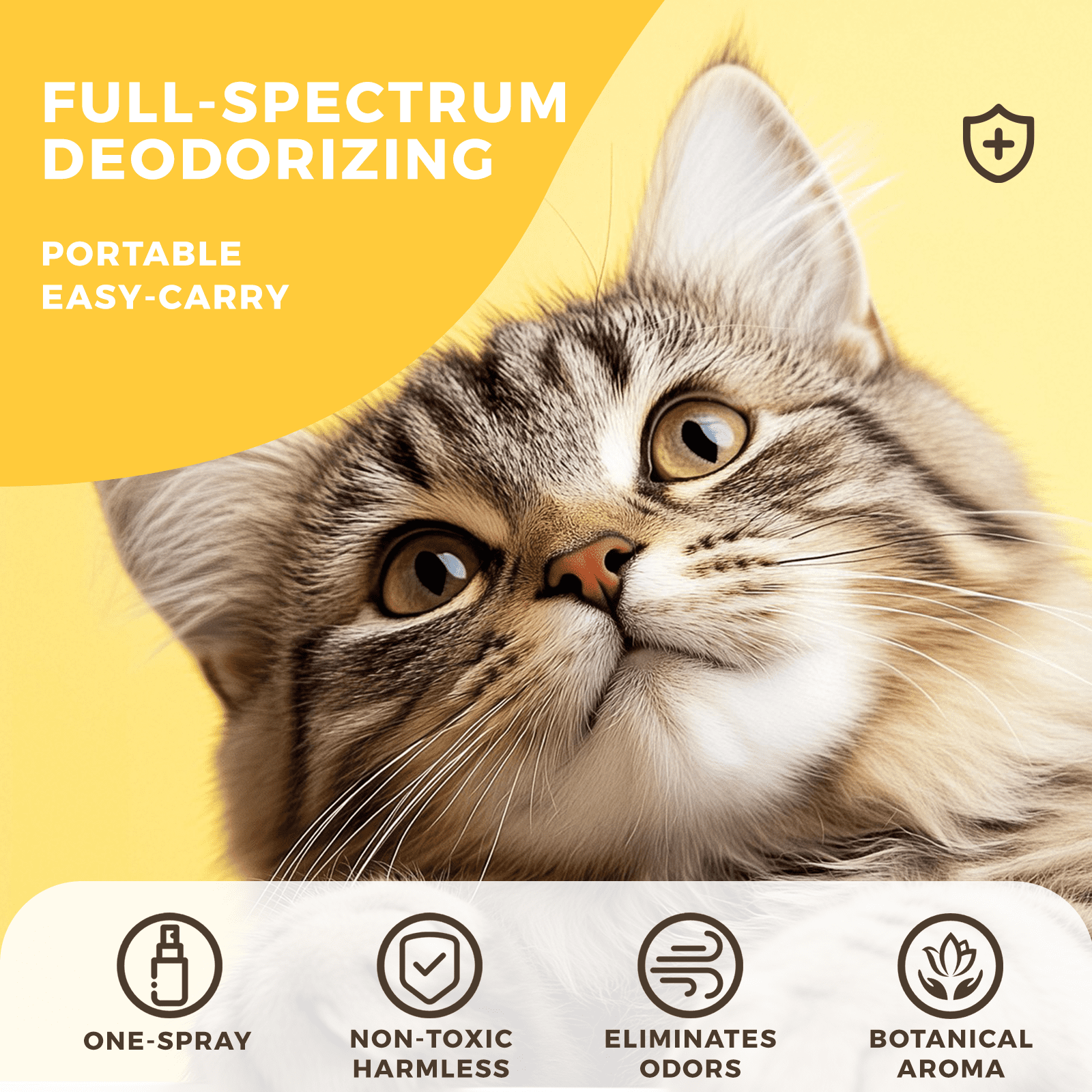 Pawviva Pet Deodorant Spray, 300ml - Odor Eliminator & Freshener for Dogs, Cats & Small Pets, Safe for Home, Furniture & Litter Boxes, Long-Lasting Pet Odor Remover Spray