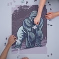 thumbnail image 3 of Gorilla Artwork (1000 Piece Puzzle, Size 19x27, Challenging Jigsaw Puzzle for Adults and Family, Made in USA), 3 of 4