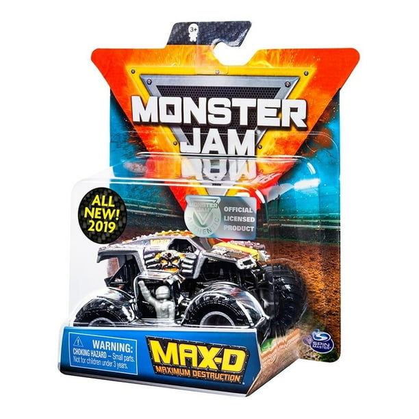 Vehículo Monster Jam Escala 1:64 Max D
