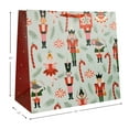 thumbnail image 4 of Holiday Time Blue Nutcracker Super Jumbo Christmas Paper Gift Bag, 4 of 5