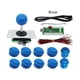 thumbnail image 5 of Methold Joystick de Arcade, pieza reemplazada, botones de juego, suministros de juegos profesionales multicolores, artesanía de sensibilidad Videojuegos y accesorios Azul, 5 of 6