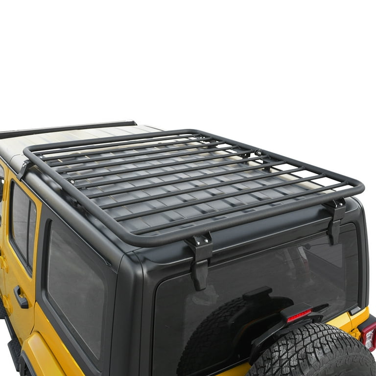 EAG Hard Top Flat Roof Rack Luggage Carrier Compatible with 2018