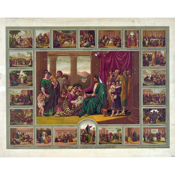 Print: The Life Of Christ Illustrated, 1863