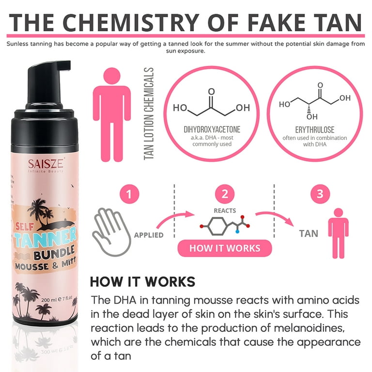  Fake Bake Flawless Self-Tanning Liquid Streak-Free,  Long-Lasting Natural Glow For All Skin Tones - Sunless Tanner Includes  Professional Mitt For Easy Application, Black Coconut Scent - 6 oz : Beauty  
