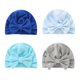 thumbnail image 1 of Cute Newborn Baby Hats Knot Turban Teddy Fabric Ear Warmer Infant Indian Hat for Boys Girls Soft Hat Beanies 2022 four seasonsBlackUnited States He Qiyong unisex, 1 of 1