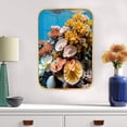 thumbnail image 6 of 12x8 Inches Framed Underwater World Wall Art Decor with Gold Frame and Decorative Coral Shell Fish Pictures Print For Man Cave, Modern Home Decor, Crystal Porcelain Painting Wall Decor, 6 of 8