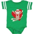 thumbnail image 3 of Inktastic Hug Sock Monkey Boys or Girls Baby Bodysuit, 3 of 5