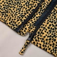 thumbnail image 5 of MADHERO Boys Girls Rain Jacket Lightweight Long Sleeve Windbreaker Yellow Leopard 10, 5 of 6