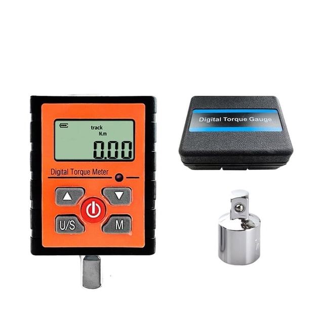 1/2" 1/4" 3/8" Adjustable Digital Torque Meter Digital Torque Wrench Adapter 3-200N.m Mechanical Repair Sound Alarm ,Easy Operate
