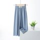 thumbnail image 3 of Pantalones largos de pierna ancha de verano para mujer, de seda de hielo, moda urbana 2023, pantalones bombachos holgados de color sólido, pantalones rectos casuales para mujer, 3 of 5