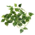 thumbnail image 1 of Cheers 2m Artificial Leaf Vine Scindapsus Aureus Plant Garland for Reptiles Terrarium, 1 of 5