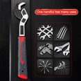 thumbnail image 3 of Lilyrhyme Self Locking Wrench, Multifunctional Self-Locking Wrench,Self Adjustable Wrench Sets, Pipe Vise Wrench For Pipe Screw Nut Plumbers, 3 of 8