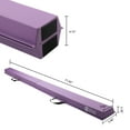 thumbnail image 7 of 6 Ft Folding Balance Beam Anti-slip Walking Beam for Kids | Balance Training Gymnastics Equipment for Practice, Physical Therapy and Professional Home Training, Purple, 7 of 7