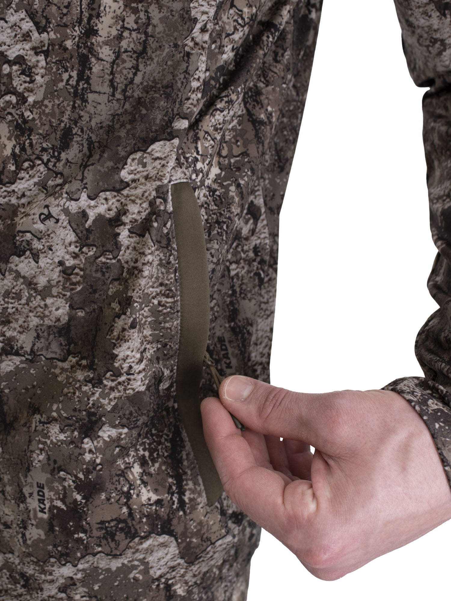 Tekari Men's Axial 1/4 Zip Performance Fleece Hunting Hoodie, S-3XL