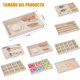 thumbnail image 2 of Caja de Almacenamiento de Joyería, Bandeja de Joyería de Terciopelo, Multifuncionales Caja Para Cajones, Bandejas Apilables, Para Collares, Aretes, Pulseras, Anillos, 2 of 4