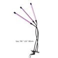 thumbnail image 1 of Lámpara de cultivo 3 modos de espectro Clip Grow Light para invernadero de plántulas (3 cabezales) Sywqhk Libre de BPA, 1 of 7