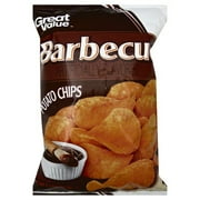 Great Value Barbecue Flavored Potato Chips, 11.5oz Bag