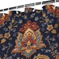 thumbnail image 3 of Pioneer Flower Floral Print Pattern Shower Curtain 72"x84", Bathroom Decorative Shower Curtain Set with 12 Hooks, Waterproof Washable, 3 of 6