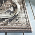 thumbnail image 3 of Safavieh Havana Gulden Medallion Indoor/Outdoor Area Rug, Light Brown/Black, 9' x 12', 3 of 9