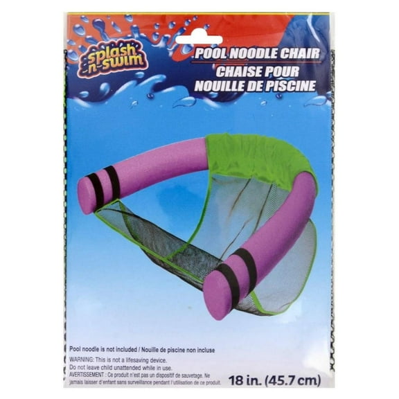 BOSS CLASS Foam Noodle and Mesh Swimming Pool Chair, Green