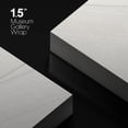 thumbnail image 4 of PixonSign Canvas Wall Art Geometric White & Gray Paint Stroke Spiral Abstract Print Minimalism Contemporary Nordic Artwork Decoration for Living Room, Bedroom, Office - 16"x24", 4 of 5
