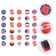 thumbnail image 6 of CTIRCHIU 100 Pieces Polymer Clay Loose Beads in Assorted Colors Rectangular Slices for Crafts and Educational Tools, 6 of 8