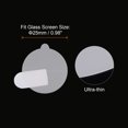 thumbnail image 2 of Unique Bargains 25mm Soft TPU Matte Anti Glare Clear Round Watch Glass Screen Protectors 5 Pack, 2 of 6