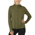 thumbnail image 3 of akafmk Girls Sun Protection Jacket Lightweights Hooded Zip Up with Thumb Holes Summer Fall Outerwear for Boys 1-13 Years, 3 of 7