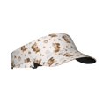 thumbnail image 2 of Yiaed Fall Squirrel Print Sport Sun Visor Hats Adjustable Empty Top Baseball Cap Cotton Ball Caps for Women and Men, 2 of 5