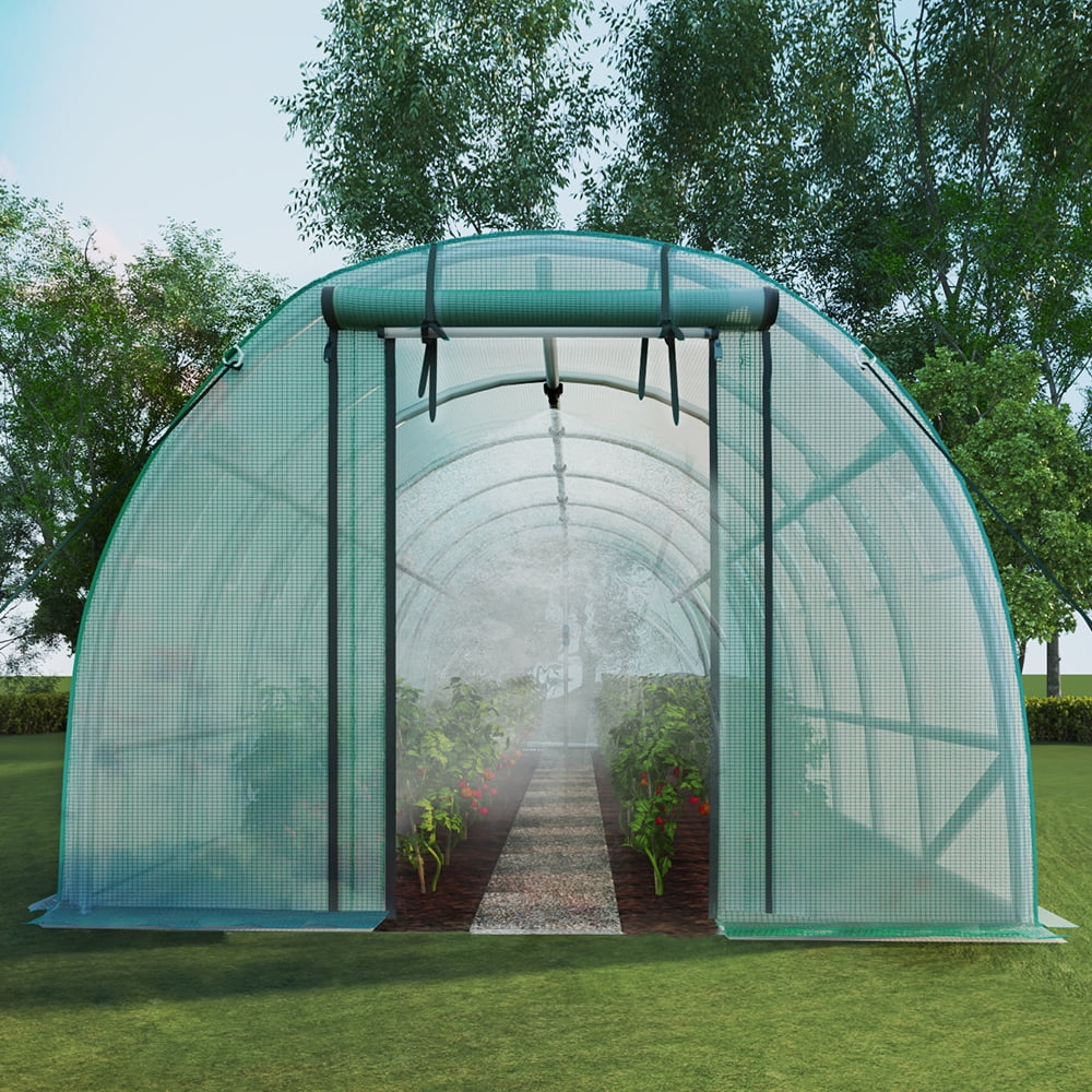 20x10x7' Hot Green House Large Walk-In Outdoor Gardening Greenhouse Local Pickup 
