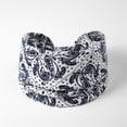 thumbnail image 2 of WHEANG Trendy Extra Wide Headbands for Women Cashew Flower Knotted Headbands Adjustable Bohemian Style Stretchy Headband Breathable Comfort Tie Headband Elastic Sports Headband White, 2 of 2