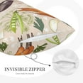 thumbnail image 5 of Binfone Cute Vegetables Standard Size Pillowcase, Long Staple Pure Cotton Envelope Closure Pillow Cover,20"X30", 5 of 9