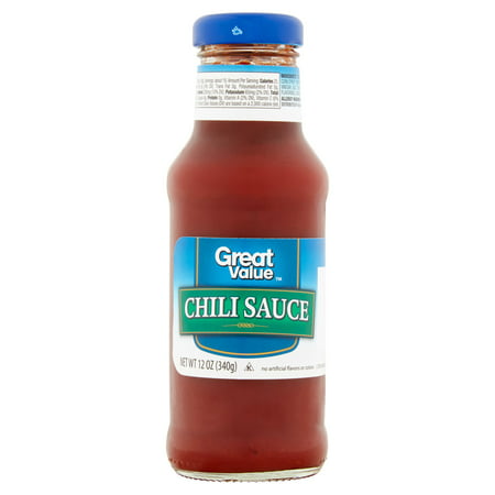 (4 Pack) Great Value Chili Sauce, 12 fl oz