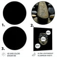 thumbnail image 3 of Designart "Monochrome Elegance of an African Tribal Mask I" African Metal Art Living Room, 3 of 5