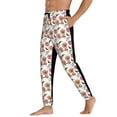 Balery Rose Flowers Pattern Joggers for Men Athletic Workout Sweatpants