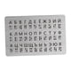 thumbnail image 5 of Tablero del alfabeto braille, ayuda didáctica, material de aprendizaje ligero y portátil para principiantes, herramienta de aprendizaje de braille, 5 of 9