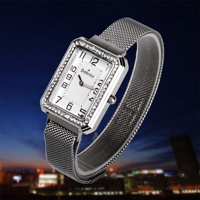 Price Down Sfonq Womens Watches Quartz Watch Woman's High-end Blue Glass Life Waterproof Distinguished Women Mothers Day Gift for Grilfriend,Black,Red Buy 2 Save 10%