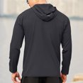 thumbnail image 5 of Mens WindBreaker Lightweight Running Jackets with Zip Pocket, Workout Track Hoodie Athletic Gym Sweatshirts for Men Big and Tall L-4XL, 5 of 6