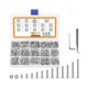 thumbnail image 1 of M3 Stainless Steel Screws Nuts Washers Assortment Kit with Hex Wrenches, 1100 Pcs Hex Socket Button, 1 of 5